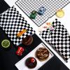 Chinco 50 Pcs Race Car Party Favors Race Car Goodie Bags Black and White Checkered Racing Treat Bags with Handles for Candy Goody Shower Birthday Decor, 6.4 x 10 Inch view 4