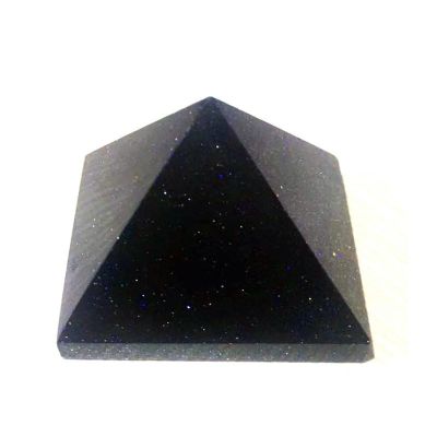 ZTBH Crystal Pyramid Natural Blue Sapphire Pyramid Ornament, Protection Meditation Yoga Energy Generator Healing Crystals (Size : 5cm)