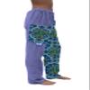 Towel Pants for Swimmers  Cotton Terry Towel Pants  Beach Coverup  Resort Wear  Swim wear - Purple Turtle Mandala (Kids L/XL) view 2