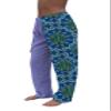 Towel Pants for Swimmers  Kids Small - Cotton Terry Towel Pants  Beach Coverup  Resort Wear  Swim wear - Purple Turtle Mandala (Kids S) view 4