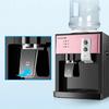Top Loading Countertop Water Dispenser 0.9 to 5 Gallons Hot and Cold Water Cooler Dispenser Mini Desktop Water Cooler Dispenser Hot Cold Warm Water Electric Desktop Small Table Drinking Machine Pink view 3