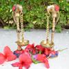Aakrati Brass Pair of Parrot Design Oil Lamp Diya Bird Oil Lamp Stand Holder Puja Art Fengshui Gifts Brass (Pack of 2) Table Diya Set view 3