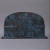 14" Hand Painted Wall Mounted | Wood Mounted | Handmade Art | Made in India - Mango Wood with Brass view 3