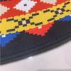 2021 Round Mandala Carpet Balcony Coffee Table Mat Hanging Basket Carpet Mat Living Room Decoration Mat Tapis Salon Decoration Salon-Blue G 80cm in Diameter view 4