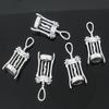 30 pcs. Antique Silver Wine Corkscrew Tool Charms Pendants - 27mm X 11mm view 1
