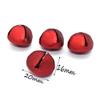 DUO ER 20pcs Jingle Bell Red Cross Bells Charms Holiday Bell Christmas Decoration Ornament Bell Pendant Bells for Collar Christmas Home view 4