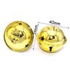 DUO ER 6pcs Jingle Bell Charms Large Gold Bell Christmas Bell Durable Bells Decoration Ornaments Pendant Bells for Cat Collar Christmas view 2