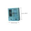 Cabilock 1pc Retro Jewelry and Cosmetics Organizer Box Drawer Design and Window for Bedroom Dresser Storage for Items and Sundries Stylish Home Decor view 3