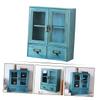Cabilock 1pc Retro Jewelry and Cosmetics Organizer Box Drawer Design and Window for Bedroom Dresser Storage for Items and Sundries Stylish Home Decor view 4