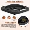 HEMOTON Gas Tank Tray Propane Tank Wheel Tray Propane Cylinder Base Gas Cylinder Fixed Shelf Propane Tank Dolly for Home Kitchen and Restaurant Use Deep Grey view 2