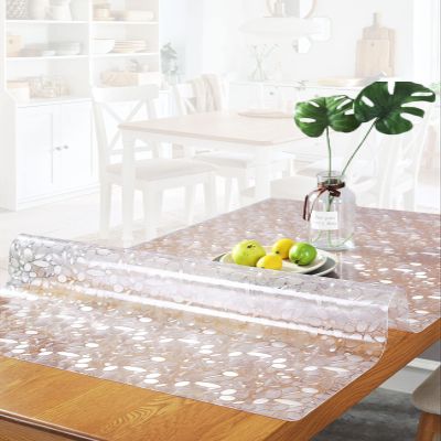 HQYG Custom Desk Cover - 42x78 Inch, 1.5mm Thick Plastic & PVC, Writing Desk Protector
