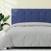 Ashton Sheets Egyptian Cotton Twin Size Duvet Cover Only - Premium 600 Thread Count Egyptian Cotton Soft Sateen Weave Comforter Cover, Zipper Closure & Corner Ties (1 Pc, Silver Grey, Twin/Twin XL) view 1
