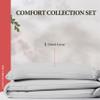 Ashton Sheets Egyptian Cotton Twin Size Duvet Cover Only - Premium 600 Thread Count Egyptian Cotton Soft Sateen Weave Comforter Cover, Zipper Closure & Corner Ties (1 Pc, Silver Grey, Twin/Twin XL) view 3