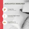Ashton Sheets Egyptian Cotton Twin Size Duvet Cover Only - Premium 600 Thread Count Egyptian Cotton Soft Sateen Weave Comforter Cover, Zipper Closure & Corner Ties (1 Pc, Silver Grey, Twin/Twin XL) view 4