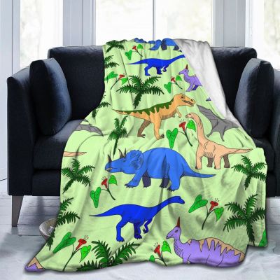 3D Printing Custom Novely Dinosaur Ultra-Soft Micro Fleece Blanket Air Conditioning Quilt for Men All Seasons,Comfortable Thick Flannel Fleece Throw Blanket for Couch