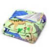 3D Printing Custom Novely Dinosaur Ultra-Soft Micro Fleece Blanket Air Conditioning Quilt for Men All Seasons,Comfortable Thick Flannel Fleece Throw Blanket for Couch view 2