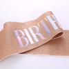 Girl Birthday Gift - Rose Gold Glitter Birthday Sash for Girl - Women's Birthday Party Supplies,16,18,21,30,40,50 or Any Other Birthday Party view 4