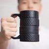 400Ml Creative Funny Tire Mug Large Capacity Ceramic Coffee Mug Porcelain Juice Drinking Cup Breakfast Coffee Milk Tea Cup view 4