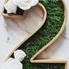 Handmade Wooden fillable Number 1, Hollow Fillable Numbers Shape 0-9 view 4