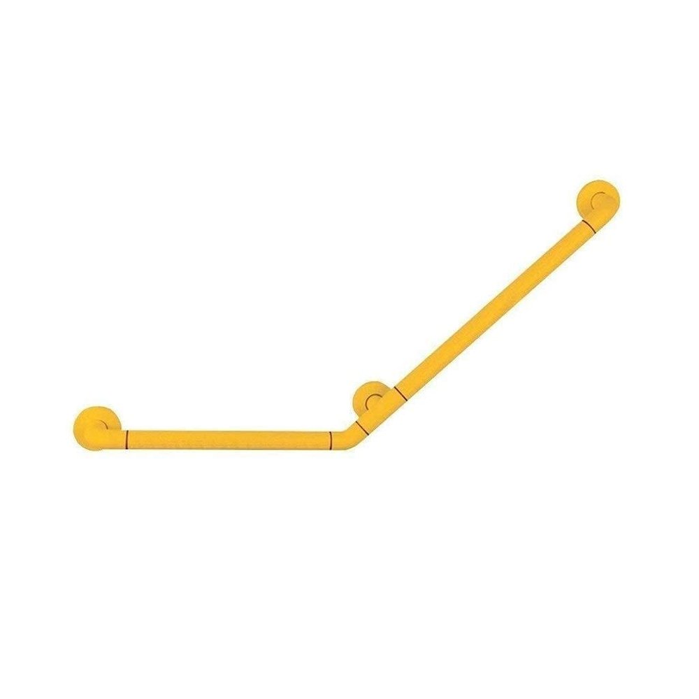 LUOFDCLDDD Grab BarArmrest SafetyHandrailsBathroom Shower for Bathtubs,18-Inch Angled Anti-Slip Grab Handle Safety for Disabled Elderly Towel/Yellow/45 * 45Cm