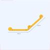 LUOFDCLDDD Grab BarArmrest SafetyHandrailsBathroom Shower for Bathtubs,18-Inch Angled Anti-Slip Grab Handle Safety for Disabled Elderly Towel/Yellow/45 * 45Cm view 2