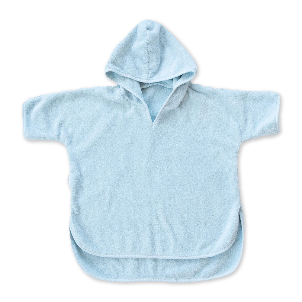 Natemia Hooded Towel Poncho  100% Organic Cotton - Kids & Toddler Beach Towel with Hood - GOTS Certified - Gentle on Sensitive Skin - Cozy Swim & Bath Towel for Boys, Girls - Perfect Registry Gift