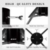 Nest Christmas Tree Stand Base Holder Modern Design for 10ft Real Trees Steel Stable for Xmas Decoration Geometric (Black, Large) view 4