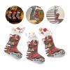 CUXWEOT Personalized Dachshund Dog in a Red Sunglasses Christmas Stockings Customize Name Candy Bag for Family Holiday Party Decorations Gift 17.52 x 7.87 Inch view 3