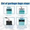 Plastic Kitchen Trash Can,13 Gallon Trash Can 50 Liter Automatic Touch Free High-Capacity Garbage Can with Lid for Bedroom Bathroom Home Office, Blue view 4