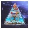 ZTBH Crystal Pyramid Orgone Pyramid Tree of Life Healing Crystals (Size : 5cm) view 1