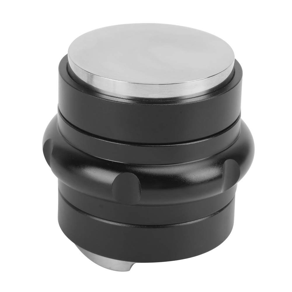 58mm Coffee Distributor & Tamper, Dual Head Coffee Leveler Stainless Steel Coffee Tampers, Professional Adjustable Depth Espresso Hand Tamper, Coffee Machine Accessories