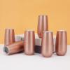 12 Pack Stemless Insulated Flute Tumblers, 6 Oz Unbreakable Rose Gold Champagne Glasses for Friends, Birthday, Christmas, Wedding view 2