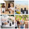 12 Pack Stemless Insulated Flute Glasses, 6 Oz Unbreakable Champagne Tumblers for Friends, Birthday, Christmas, Wedding (Black) view 4