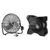 Lasko High Velocity Floor and Utility Blower Fans with Wall Mount and Pivoting Options, Black view 1