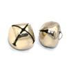 DUO ER 20pcs 20mm Jingle Bell Light Gold Cross Bells Charms Christmas Bell Decoration Ornament Bell Jingle Bell for Collar Christmas Home view 4