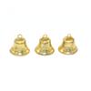 DUO ER 10pcs Gold Jingle Bell Metal Bell Pet Collar Bells Pendant Bell Christmas Ornament Bell Craft Supply for Christmas Decoration view 4