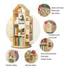 Bookcases Solid Wood Children's Bookshelf Pupils' Toy Storage Rack Children's Picture Book Rack rotatable Multi-Layer view 4