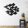 DEKADRON Metal Wall Decor, Fishes, Home Living Room Decor, Wall Sign, Metal Wall Art, Interior Decoration, Indoor Outdoor Hangings (60x37cm) view 2