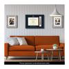 Framerly - Pepperdine University 11" w x 8.5" h Tassel Diploma Frame - Fits a bachelor's and master's - Gold Embossed Tassel & Cord Diploma Frame - Black Moulding with Navy and Orange Matting view 2