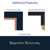 Framerly - Pepperdine University 11" w x 8.5" h Tassel Diploma Frame - Fits a bachelor's and master's - Gold Embossed Tassel & Cord Diploma Frame - Black Moulding with Navy and Orange Matting view 4