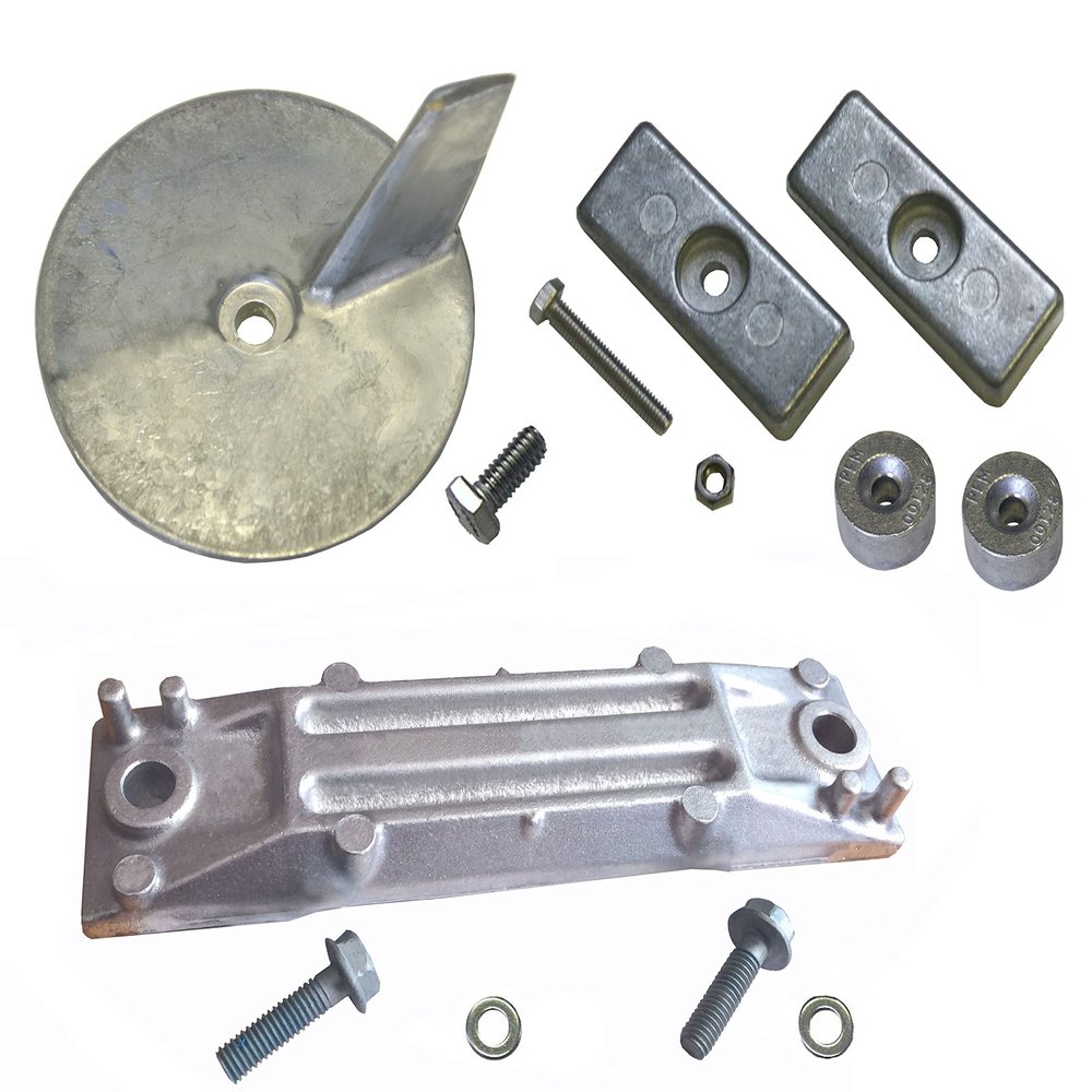 Marine Products Zinc Anode Kit Fits Honda 40-50HP Zinc Anode Kit US Military Grade Zinc Anode Kit Replaces 8m6008008, 06411-ZV5-000,41107-ZV5-000