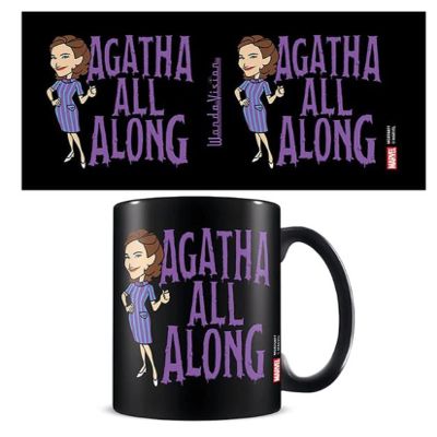 WandaVision All Along Agatha Mug (One Size) (Black/Purple)