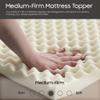 Treaton, 2-Inch Convoluted High Density Foam Mattress Topper, CertiPUR-US Certified for Superior Comfort and Support, Twin, Green view 3