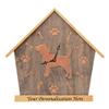 Beagle Personalized Wall Clock - Customizable Gift for Dog Lovers - Beagle Dog Memorial Gift view 2