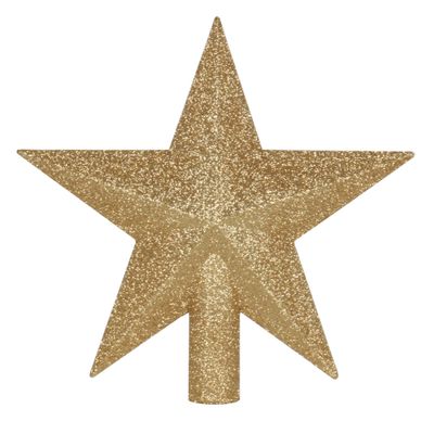 9" Gold Star Tree Topper