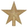 9" Gold Star Tree Topper view 1
