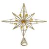 16" Gold Star Tree Topper view 1