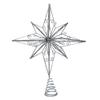 16" Silver Star Tree Topper view 1