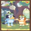 Bluey - Duo Wall Poster, 22.4L" x 14.7W", Mahogany Framed Version view 1