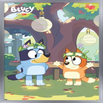 Bluey - Duo Wall Poster, 22.4L" x 14.7W", Silver Framed Version